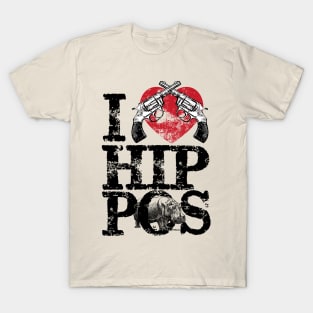 I Heart Hippos T-Shirt